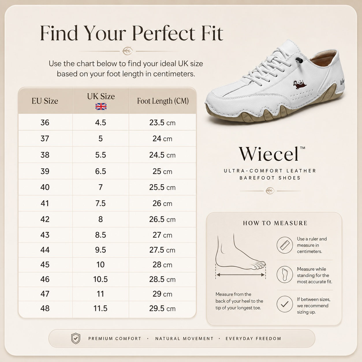 Wiecel™ Ultra-Comfort Leather Barefoot Shoes